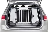 TRIXIE Tiertransportbox Universal-Heckgitter - hellgrau/silber - 94&ndash;114 &times; 69 &times; 53