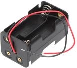 Goobay 4x Batteriehalter - lose Kabelenden &ndash; Batterie Halterung Elektronik