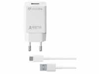 Cellularline Adaptive Fast Charger USB-Type-C Kit 15W, designed for Samsung,...