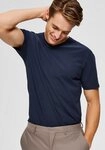 Selected V-Shirt SLHNEWPIMA SS V-NECK TEE B NOOS