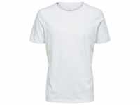 SELECTED HOMME T-Shirt MORGAN O-NECK TEE, weiß