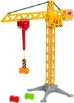 BRIO&reg; Spielzeug-Kran BRIO&reg; WORLD, Gro&szlig;er Baukran mit Licht