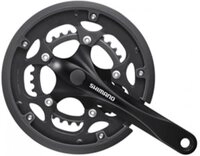 Shimano Fahrradkurbel SHIMANO Kurbelgarnitur FC-RS200 8-fach Kurbelgarnitur -...