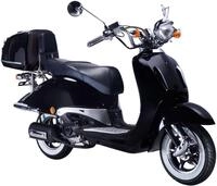 GT UNION Motorroller Strada 25, 49,5 ccm, 25 km/h, Euro 5, (Set, mit Topcase),