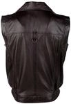 Lederweste JCC "Lederweste BigVest2", Herren, Gr. 48, braun (schwarz braun),