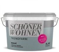 SCH&Ouml;NER WOHNEN FARBE Wandfarbe SW Trend Wandfarbe matt 2,5L Maui 6650