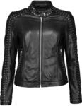 Lederjacke JCC "Lederjacke 870041", Damen, Gr. XL, schwarz, Obermaterial: 100%