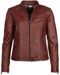 Bikerjacke JCC "Lederjacke Cabira", Damen, Gr. 40, rot, Obermaterial: 100% Lammleder