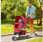 PawHut Hundebuggy Buggy, f&uuml;r Hunde, Katzen, mehrfarbig, (Hundebuggy, 1-tlg), f&uuml;r