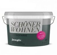 SCH&Ouml;NER WOHNEN FARBE Wandfarbe SW Trend Wandfarbe matt 1,0L Jungle 6514