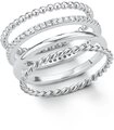 s.Oliver Ring-Set (Set, 4-tlg), mit Zirkonia (synth)
