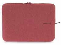 Tucano Laptop-Hülle Second Skin Mélange, Neopren Notebook Sleeve, Rot 13,3...