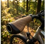 XLC Fahrradlenkergriff XLC Griffe GR-S32 135mm, braun/schwarz, Kork Compound