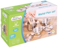 Eitech Spiel-Kochgeschirr Topfset aus Metall