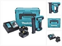 Makita Stauchkopfnagler DFN 350 RTJ Akku Stauchkopfnagler 18 V 15 - 35 mm + 2x...