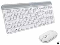 Logitech LOGITECH MK470 Slim Combo - kabelloses Tastatur-Maus-Set weiß...