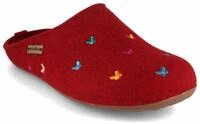 Haflinger Filz-Pantoffel Everest Farfalline Hausschuh aufgesticktes