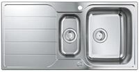 Grohe Edelstahlsp&uuml;le K500 60-S 100/50 1.5 rev, Edelstahl, 100/50 cm
