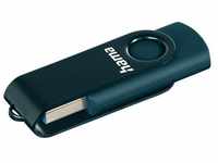 Hama USB-Stick "Rotate", USB 3.0, Petrolblau USB-Stick (Lesegeschwindigkeit 90...