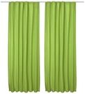 Beautissu Vorhang 2er Set Thermovorhang Gardine Gr&uuml;n Amelie TK, 140x245cm,...