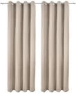 Beautissu Vorhang Amelie 2er Set Gardinen Amelie BO, 140x245cm, Creme, Blackout