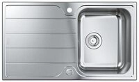 Grohe Edelstahlsp&uuml;le K500 45-S 86/50 1.0 rev, Edelstahl, 86/50 cm