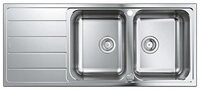 Grohe Edelstahlsp&uuml;le K500 80-S 116/50 2.0 rev, Edelstahl, 116/50 cm