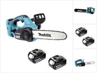 Makita DUC 302 F2 Akku Kettens&auml;ge 36V 30 cm + 2x Akkus 3,0Ah - ohne Ladeger&auml;