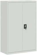 vidaXL Aktenschrank Aktenschrank 90&times;40&times;140 cm Stahl Grau (1-St)