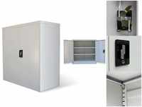 vidaXL Office Storage 90 x 40 x 90 cm Grey