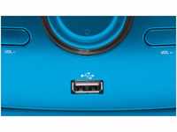 BigBen Bigben tragbarer CD Player CD61 blau USB MP3 FM Radio AUX-IN AU379310