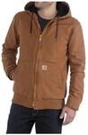 Funktions-Kapuzensweatjacke CARHARTT "Duck Active", Herren, Gr. XL, braun,