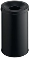 DURABLE Briefablage Durable 330601 Papierkorb Safe 30L, Rund, Schwarz (1-St)
