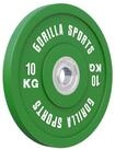 GORILLA SPORTS Hantelscheibe Bumper Plates Profi 50/51 mm 5-25 KG, 10 kg, (1-tlg)