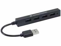 Conceptronic USB-Verteiler CONCEPTRONIC USB-Hub 4Port USB2.0 schwarz