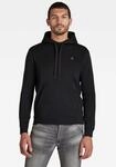 Kapuzensweatshirt G-STAR "Premium Hoody", Herren, Gr. S (44/46), schwarz, Sweatware,