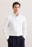 seidensticker Businesshemd Schwarze Rose Slim 1/1 Kentkragen Uni