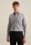 seidensticker Businesshemd Schwarze Rose Slim 1/1 Kentkragen Uni
