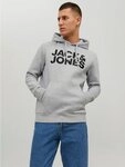 Jack & Jones Kapuzensweatshirt JJECORP Kapuze und Frontprint bedruckt, modisch,