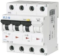 EATON Schalter Eaton 170988 FI-Schutzschalter/Leitungsschutzschalter 4polig 16 A 0