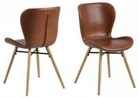 ACTONA GROUP Esszimmerstuhl (Set, 2 St), in verschiedenen Bezugsqualit&auml;ten