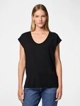 pieces Kurzarmshirt PC BILLO Viskosemischung, loose fit