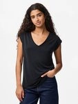 pieces Kurzarmshirt PCKAMALA TEE NOOS BC Materialmix, regular fit