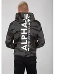Alpha Industries Kapuzensweatshirt BACK PRINT HOODY Baumwollmischung, regular fit