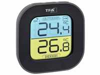 TFA Dostmann Raumthermometer Funk-Thermometer FUN TFA 30.3068.01 farbiges...