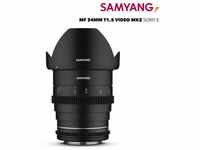 Samyang MF 24mm T1,5 VDSLR MK2 Sony E Weitwinkelobjektiv