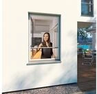 Windhager Insektenschutzplissee Ultra Flat f&uuml;r Fenster, Fliegengitter ohne Bohren,