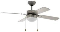 EGLO Deckenventilator Gelsina, Ventilator, Zugkette, Fernbedinung, Beleuchtung, AC