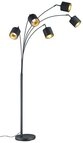 Reality Leuchten Stehlampe Tommy, Bogenleuchte 5-flammig, exkl 5x E14 max 28W,...