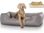 Knuffelwuff Tierbett Hundebett Madison, Orthop&auml;disch grau 105 cm x 155 cm